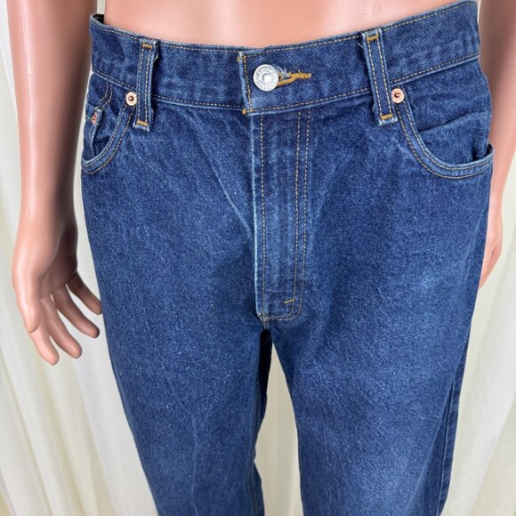 Men's Levi’s 505 Straight Regular Fit Non Stretch Jeans Denim Size 36 x 32 Blue - Picture 5 of 12